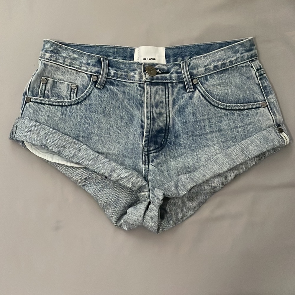 One teaspoon  SALTY DOG LOW WAIST BANDIT DENIM SHORT